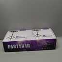 Telbum DJ Lights with Stand, 5 in 1 Party Bar Light Set with Rotating Ball, Strobe, UV, Colorful LED Par Light and Pattern, Sound Activated DJ Lighting System for Disco Stage Gig Band Wedding