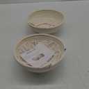 Banneton Bread Proofing Basket - 9 inch Banneton Basket Set of 2 Sourdough Proofing Basket Round Proofing Bowls Handmade Rattan Baskets and Liners