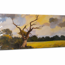 YISXINOAG Canvas Wall Art Modern Abstract Art Wall Decor Black and Gold Wall Decor Canvas Prints Modern Home Decorations Gold Abstract Art on Bathroom, Dining Room Ready to Hang Size 20"X40"