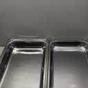 VOISEN 2 Pack Hotel Pans, 2.5" Deep, Anti-Jamming, Commercial Stainless Steel Steam Table & Catering Food Pans, 1/1 Size