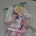 Clothes for Labubu, Clothes and Accessories Set Designed for Labubu Doll Clothes, Includes Display Bag, Clothes Rack, Headphones, Camera, Glasses, Shoes, and 6 Mini Accessories