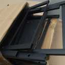 WLIVE Dresser with 4 Drawers, Fabric Storage Tower, Organizer Unit for Bedroom, Hallway, Entryway, Closets, Sturdy Steel Frame, Wood Top, Easy Pull Handle, Charcoal Black