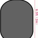 Kate 5x6.5ft White Pop Up Backdrops Gray Collapsible Backdrops for Photography Double Sided Portable Background for Video Shooting