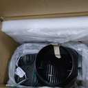 VEVOR Bathroom Exhaust Fan with LED Light, 80-110-130 CFM Bathroom Vent Three Gear Color Temp, 1.5 Sones Low-Noise, Premium AC Motor Ceiling Fan for Laundry Room, Storage Room, Home Ventilation, White, 10.24 × 10.24 in