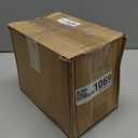 Flour and Sugar Containers - 34 oz Glass Jar with Bamboo Lid and Spoon, Sugar Holder and Canister for Countertop, Glass Containers for Coffee Beans, Tea, Flour, Nuts, Candy and Cookie (Set of 2)