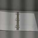 Avery Durable Clear View 3 Ring Binders, 2 Inch EZD Rings, 1 White Binder (09501)