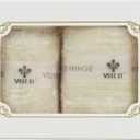 MEEDEE Ivory Velvet Ribbon 2 Inch Frayed Edge Silk Ribbons 2 Rolls 4 Yards Crinkle Crushed Ribbons Ivory Ribbon for Christmas Tree, Gift Wrapping, Holiday Decor, Wedding Favors