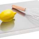 Stainless Steel Cutting Board for Kitchen Large (40x30cm/15.7x11.8in) Non-Slip, Dishwasher Safe Ideal for Meat, Vegetables, Fruits, Bread & Baking Commercial & Home Use