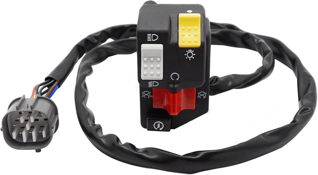 M MATI Handlebar Control Switch Button Start Kill Stop Headlight for Honda Foreman 500 2005-2006 35200-HP0-A01