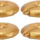 Pack of 3, 4 Pieces Golden Water Bag for Arch Stands Base, Heavy Weight Water Bag for Wedding Birthday Party Arch Backdrop Stand, Metal Arch Frame Base, Water Fillable Base