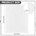 Patelai 6 Pcs 24 x 48 Inches Corrugated Plastic Sheet Corrugated Poster Board 4mm Thick Waterproof Blank Board Sheets Plastic Yard Sign for Garage and Estate Sale, Indoor and Outdoor Use(White)