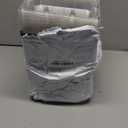 120 Pack Duck Egg Cartons Jumbo Egg Cartons Cheap Bulk with Sticker Labels Clear Empty Plastic Egg Containers Extra Large for Home Ranch Farm Commercial Market Display, 23 Grids