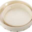 Foraineam 10 Inch & 8 Inch Hand Drum Musical Hand Percussion Wood Frame Drum with Drum Stick