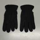 Thermal Gloves Split Deerskin Palm (Black, L)