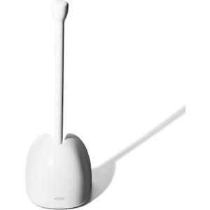 OXO Good Grips Toilet Plunger with Cover, White