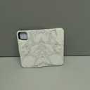 LUMARKE Designed for iPhone 15 Plus Wallet Case - Detachable Flip Folio Cover - RFID Blocking 4 Card Slots Holder - Leather Magnetic Kickstand - Protective Phone Case 6.7", Grey Marble