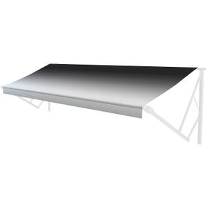 Solera Universal Fit Heavy-Duty Vinyl RV Patio Awning Replacement Fabric Black Fade 18' Awning (17'4" Fabric)