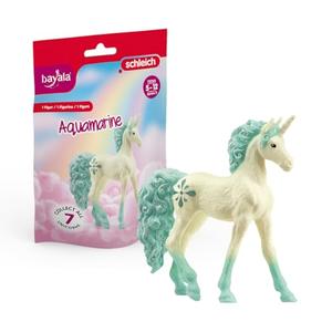 SCHLEICH bayala, Unicorn Toys for Girls and Boys, Collectible Unicorns Gemstone Series 2023, Aquamarine