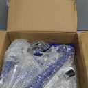 Heavy Duty Hand Press Grommet Tool Kit with 3 Dies & Multi-Size Grommets (1/4, 3/8, 1/2 Inch), Self-Piercing Labor Saving Design for Fabric, Tarps, Leather, Canvas, Curtains