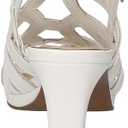 Easy Street Women's Jetty Heeled Sandal (White, 6)