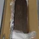 Mkono Rustic Wood Floating Shelves Wall Mounted Shelving Set of 2 Decorative Wall Storage Shelves with Lip Brackets for Bedroom, Living Room, Bathroom, Kitchen, Hallway, Office, 23.6 inches