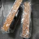 2 Pack Farmhouse Magnetic Spice Rack for Refrigerator Metal Magnet Basket Shelf for Fridge Seasoning Storage Organizers Home Decor Kitchen Accessories (Wooden Color)