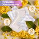 4 x Osmanthus Scented Sachets – Long-Lasting Odor Remover and Freshener for Shoes, Closets, Drawers, and Storage Spaces – Pack of 10
