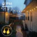 JMEXSUSS 100 LED Connectable Globe String Lights Indoor Bedroom, 33ft Warm White Christmas Lights Plug in with Remote, 8 Modes Hanging Fairy Light Outdoor for Room Classroom Party Spring Home Decor
