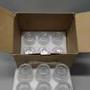 ISMASOAN Ribbed Glassware Set of 12, Stackable Glasses 12 oz and 7 oz, Bubble Glasses Drinking, Vintage Glassware, Beaded Glassware, Highball Glasses, Gift Box Set