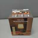 Rechargeable Battery Powered Table Lamp, Wireless LED Lamps, Cordless Touch Lamps, Stepless Dimmable Bedside Lamps, Night Lamp for Bedroom, Dinning Room, Kitchen Decor, Office (Bronze)