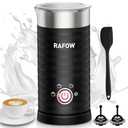 4 In 1 Electric Milk Frother Steamer - Hot and Cold Coffee Foam Froth Maker 350ml/12oz, Automatic Milk Warmer Foamer for Latte, Cappuccinos, Macchiato, Chocolate