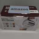 Milk Frother and Steamer, Large Capacity Detachable Electric Milk Frother, Automatic Warm and Cold Foam Maker, Stainless Steel Jug, BPA Free