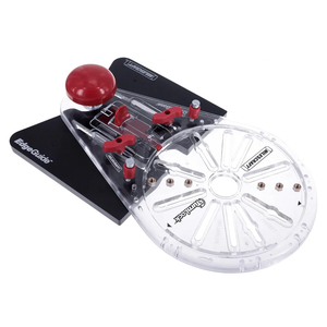 Milescraft 1224 Edge & Mortise Guide - Universal Router Guide for Straight or Cylindrical Edges - Built in Mortise Guide - Bonus Offset Base Pack of 2