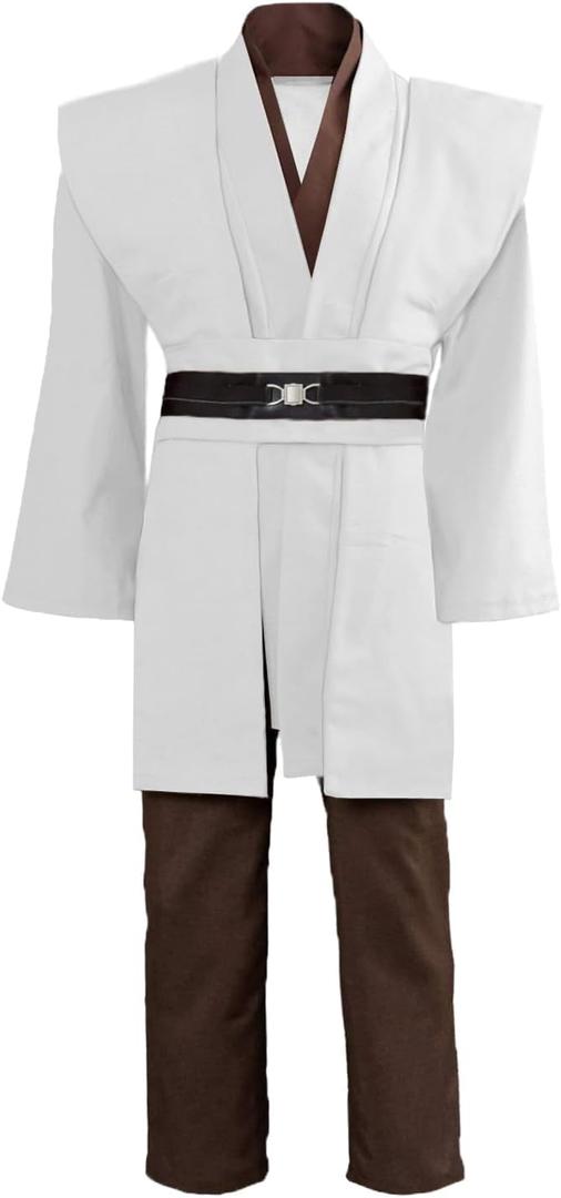 GOLDSTITCH Men Tunic Robe Knight Fancy Cool Cosplay Costume (M)