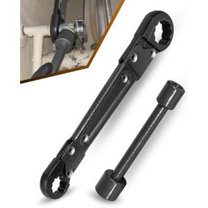 Camoo Plumbing Tools Kit: Angle Stop Kwik Tite Wrench and Angle Stop Valve Wrench, Essential Angle-stop Removal Tools, Efficient Valve and Compression Ring Installations
