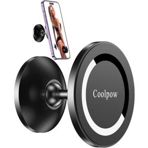 Gym Magnetic Phone Holder Mount for MagSafeAll MetalDual Magnetic Phone Holder for Gym Accessories Attach to Metal Surface, Gym Phone Holder Magnet for iPhone 16 15 14 13 Pro Max Gift for Men Women
