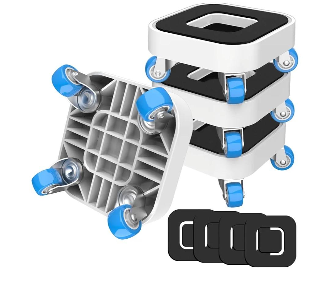 New Upgrade Furniture Sliders, Furniture Movers with Wheels, Furniture Dolly with 360° Rotatable Wheels, Appliance Roller for Moving Heavy Sofa Load Capacity Up to 750lb