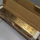 Brushed Gold Linear Shower Drain 18 Inch, Modern Shower Floor Drain