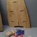 NI-ROU Vertical Cornhole Game with 8pcs Bags Wood Bean Bag Toss Games for Kids and Adults Outdoor & Indoor Use