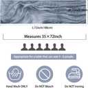 12 Pack Boho Gauze Table Runner 35x72 Inch - Rustic Cheese Cloth Long Table Runner for Wedding, Bridal Shower, Birthday Party Decor (Dusty Blue)