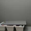 Humble Crew 9-Bin Toy Organizer  Inspire Grey with White Plastic Bins, 3-Tier Storage Solution for Kids' Playrooms and Nurseries