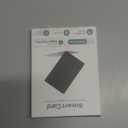 Wallet Tracker Card 0.07in Slim, Compatible with Apple Find My iOS Only, Bluetooth Tracker Smart Tracking Card Wallet Finder, IP68 Waterproof, Item Locator for Luggage Tags, Passports, Purse (1 pack, Dark Black)