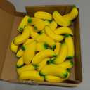 Civaner 30 Pcs Banana Stress Toys Banana Stretchy Toys Stress Relief Balls Back to School Classroom Student Gifts Tiny Party PU Squeeze Balls for Valentine Easter Stocking Stuffers(Yellow)