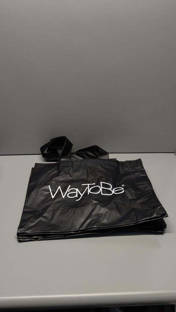 3 Medium black tote bag