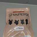 SHAPERX Women's Shapewear Bodysuit Tummy Control Body Shaper Seamless Sculpting Snatched Waist Body Suit XL 