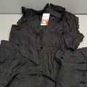 Bumeex Kids Tween Teen Girls Fashion Swing Casual Party Dress (14-15 Years, Black)