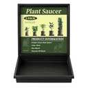 NATSUKY Square Plant Saucer 14 Inch 2 Pack, 8 10 12 14 Inch Plant Trays for Indoors Heavy Duty Plastic Flower Plants Saucers for Pots Outdoors No Holes Drip