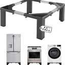 Heavy-Duty All Steel Laundry Pedestal 12" Height , Full size Universal Washing Machine Stand , Dryer Stand Suitable for all Washer and Dryer Stand (Black)