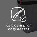 Diono Car Seat Travel Backpack, Airport Travel Bag For Car Seat, Gate Check-In Bag, Carry As Duffle Bag Or BackPack, Padded Shoulders, Durable Protective Material