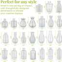24 Pack Glass Bud Vase in Bulk - BEAHOT Clear Flower Vases for Wedding Decorations, Mini Vase for Centerpiece Table Decorations, Small Boho Vase for Home, Wedding Decor, Mother's Day, Party, Office